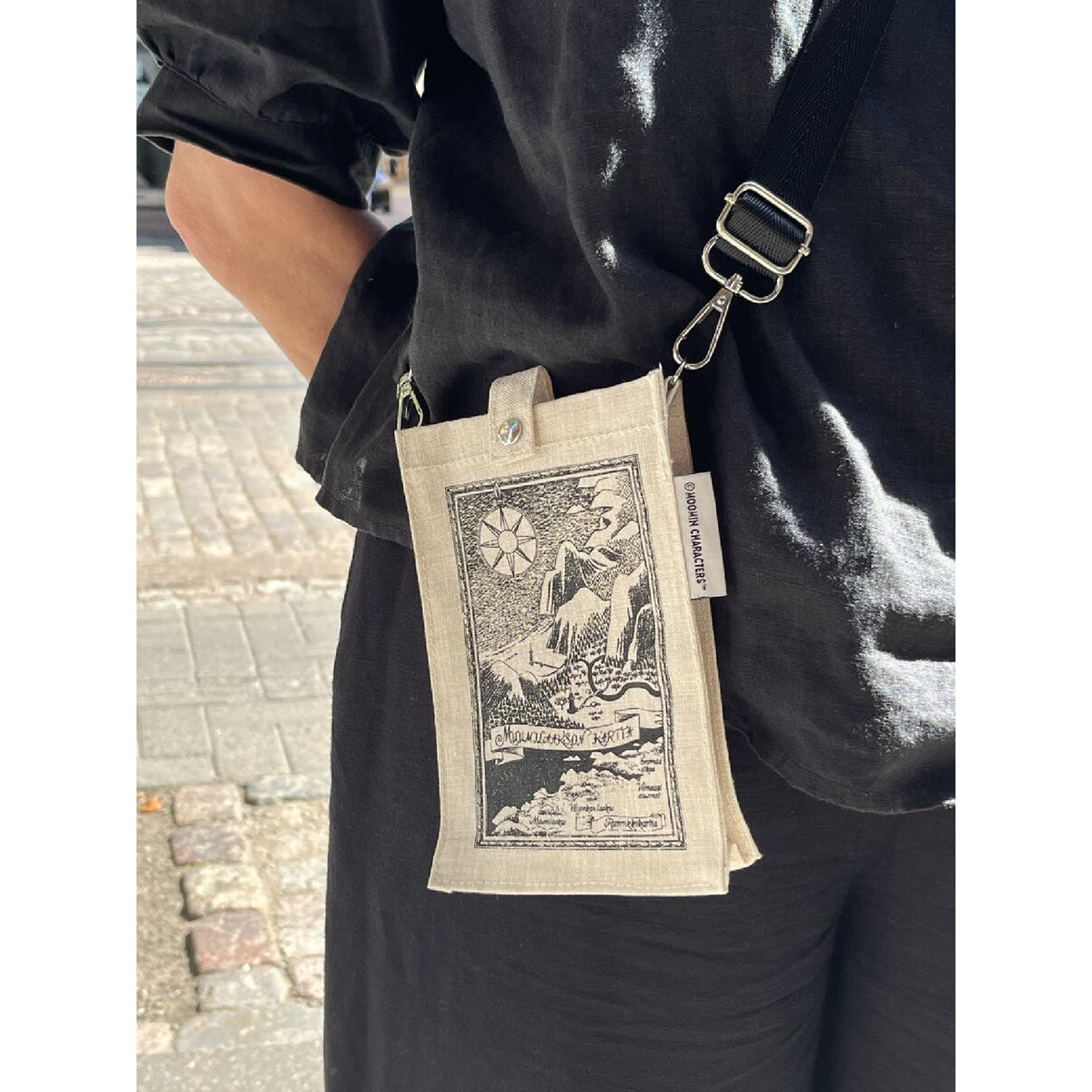 Moomin Phone Pouch Map Over Moominvalley