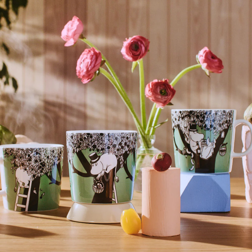 Moomin Green & Rose Mugs 0.4 L Bundle