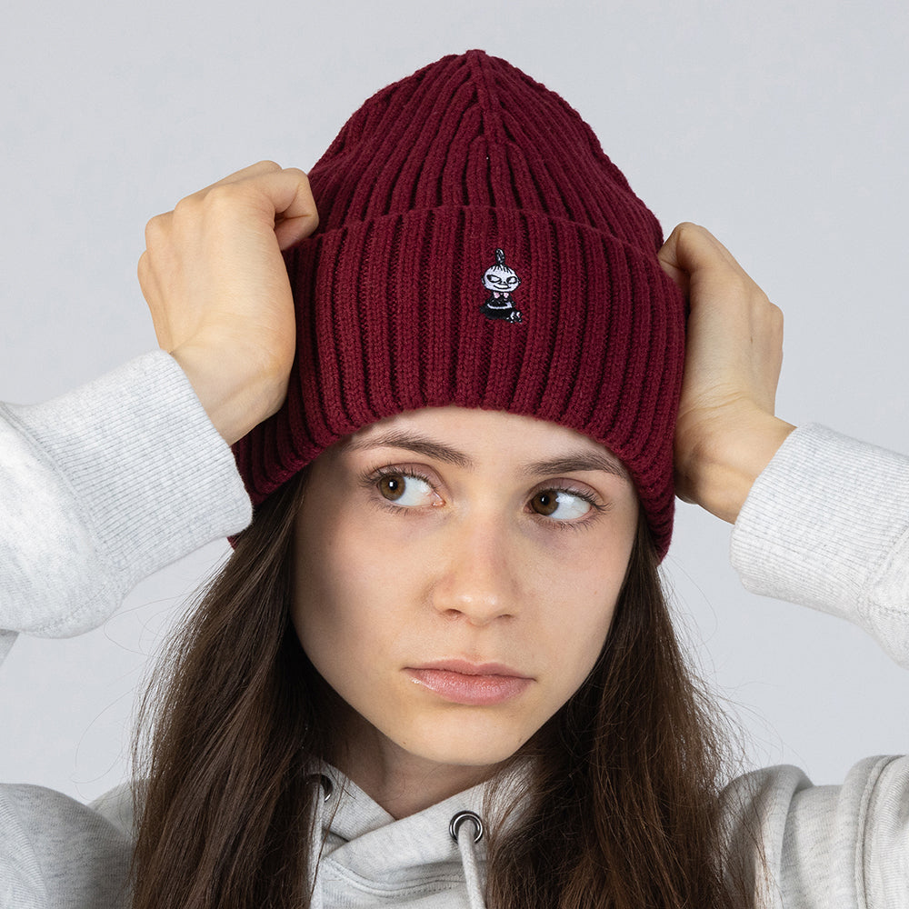 Beanie Adult Little My Maroon