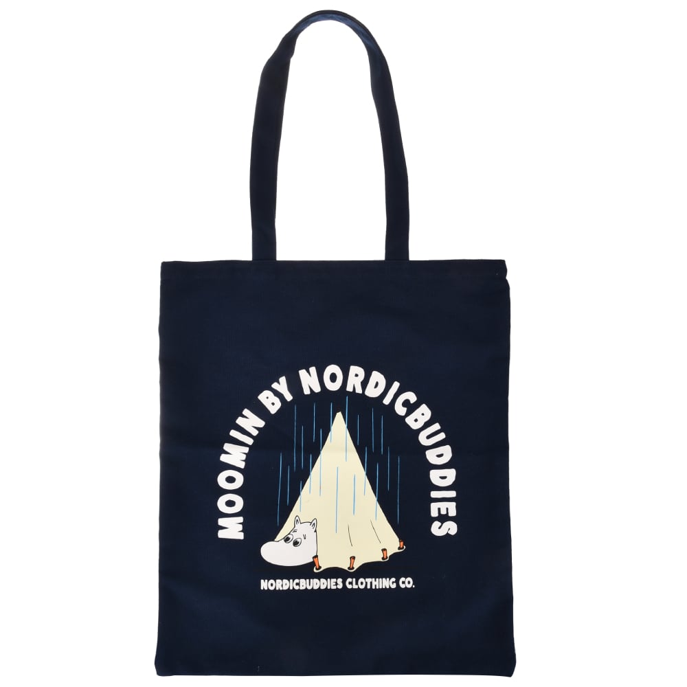 Tote Bag Moomintroll Camping Black