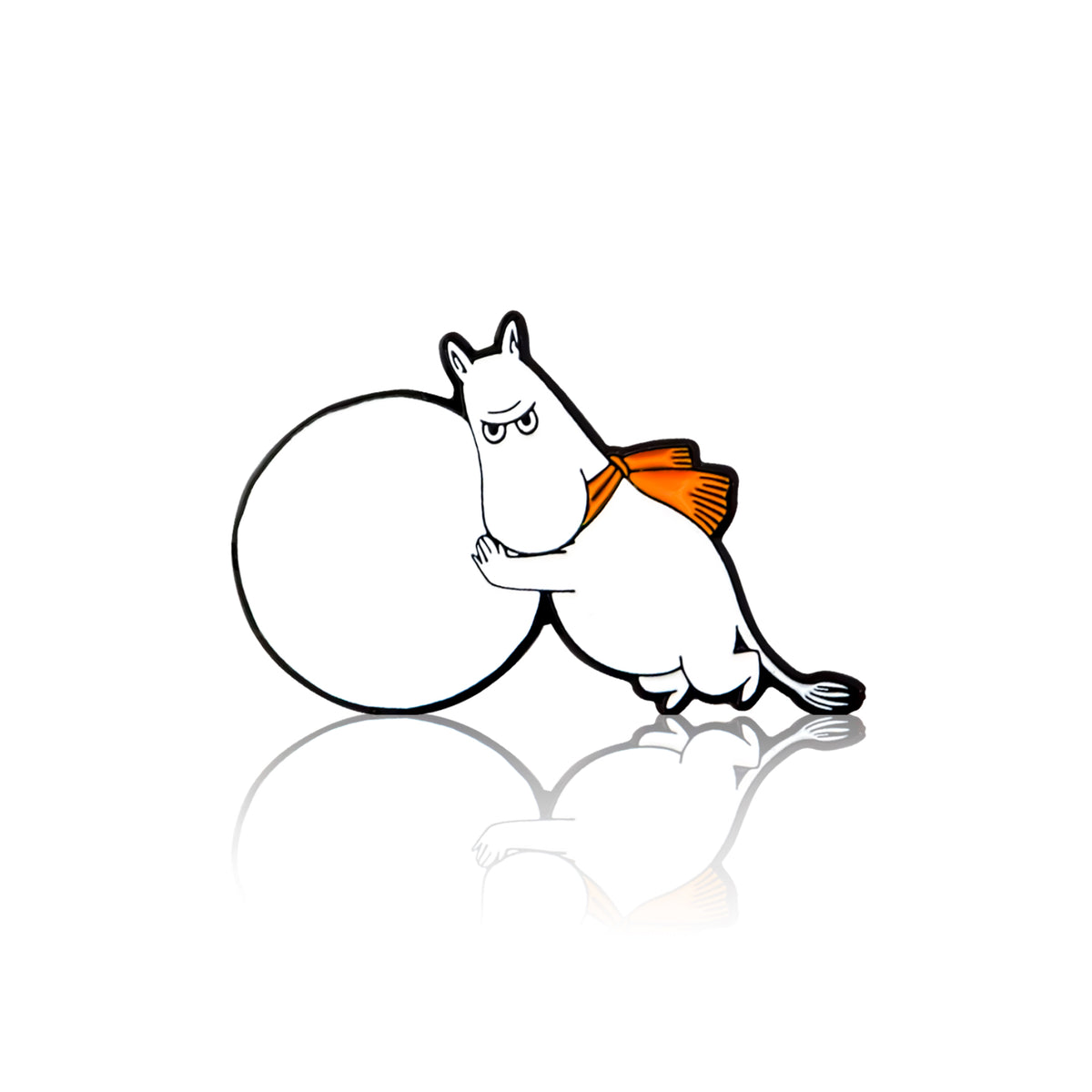 Moomintroll Snowball Pin