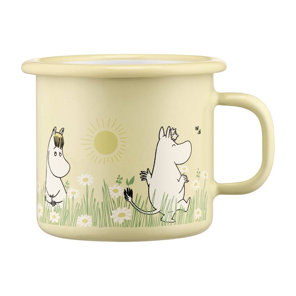 Moomin Meadow Mug Yellow 2.5 dl