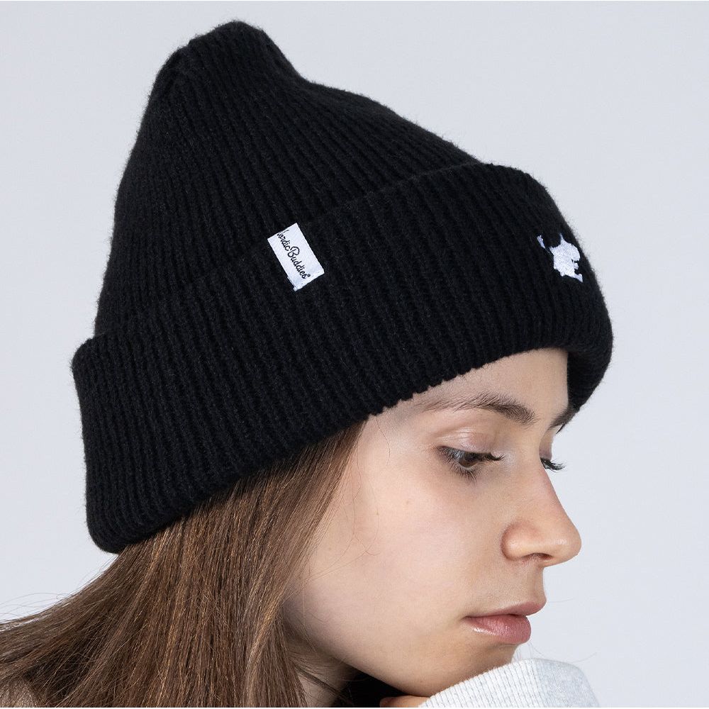 Beanie Adult Moomintroll Running Black