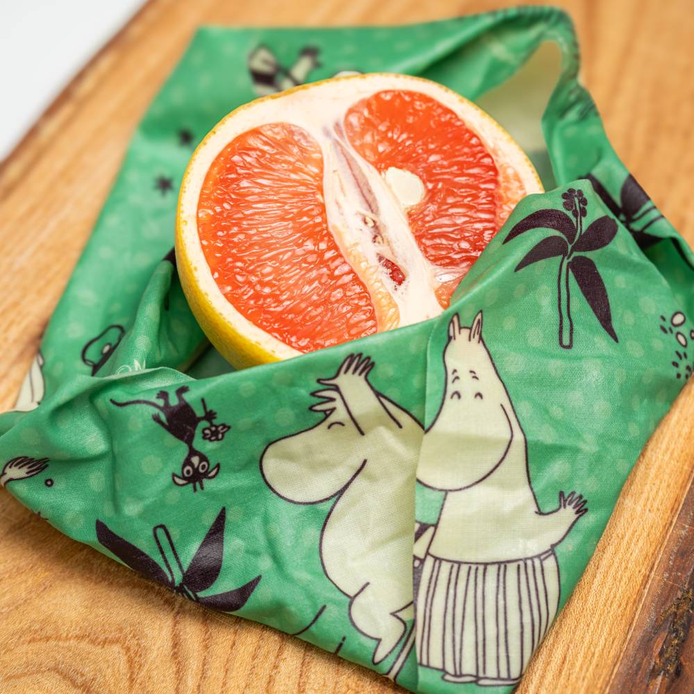 Moomintroll Bees Wax Wrap Tending The Earth 3-pack