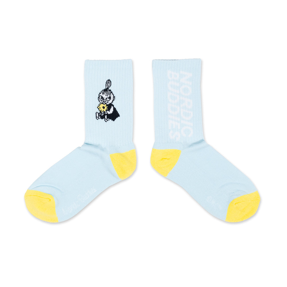Moomin Socks Retro Happy Little My Light Blue