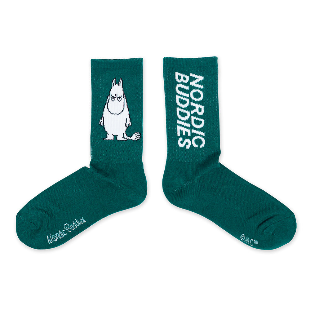 Moomin Socks Retro Angry Moomintroll Green