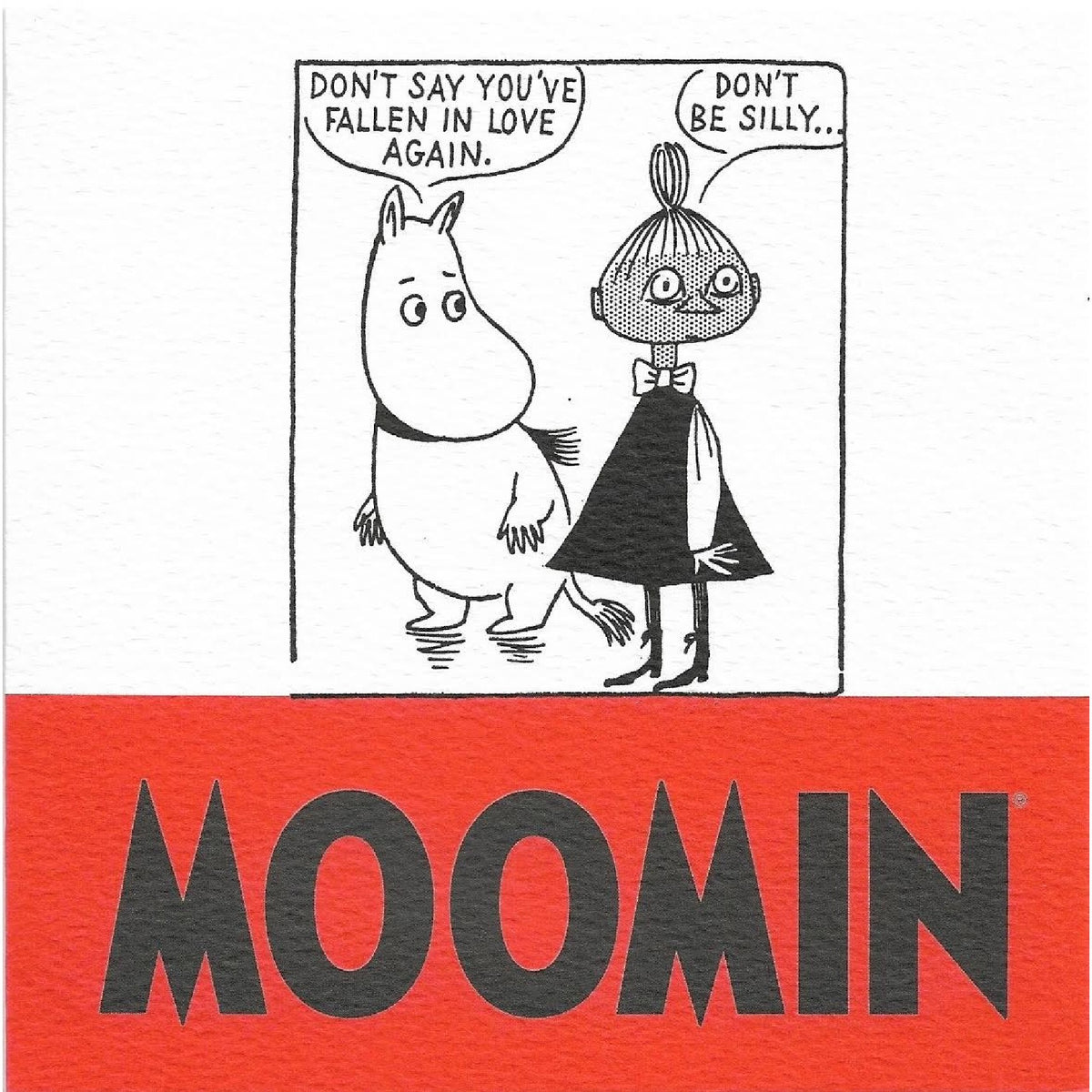 Moomin Greeting Card Fallen In Love Again