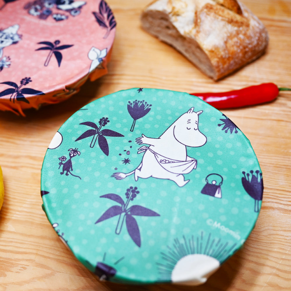 Moomintroll Bees Wax Wrap Tending The Earth 3-pack