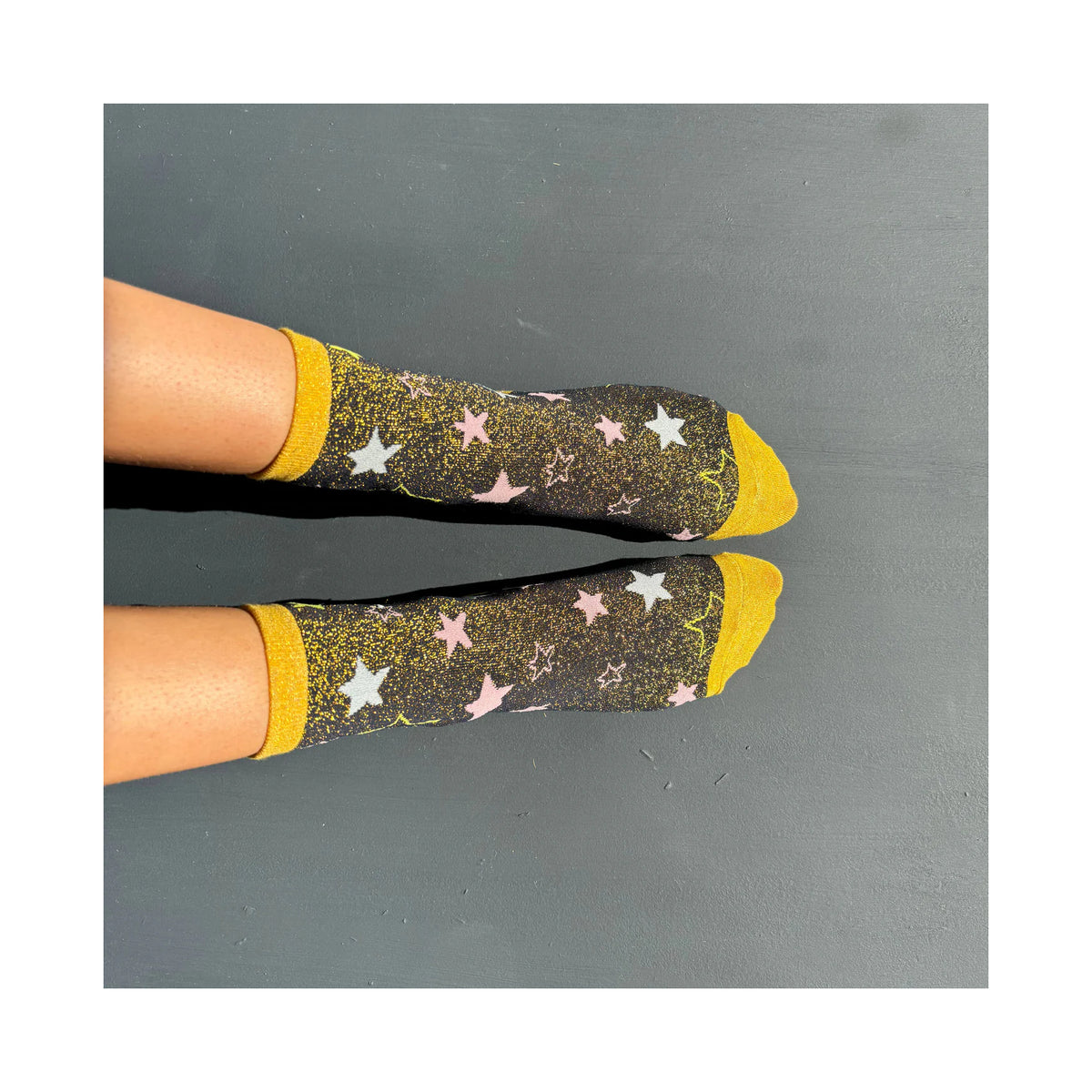 Moomin Glitter Socks Star