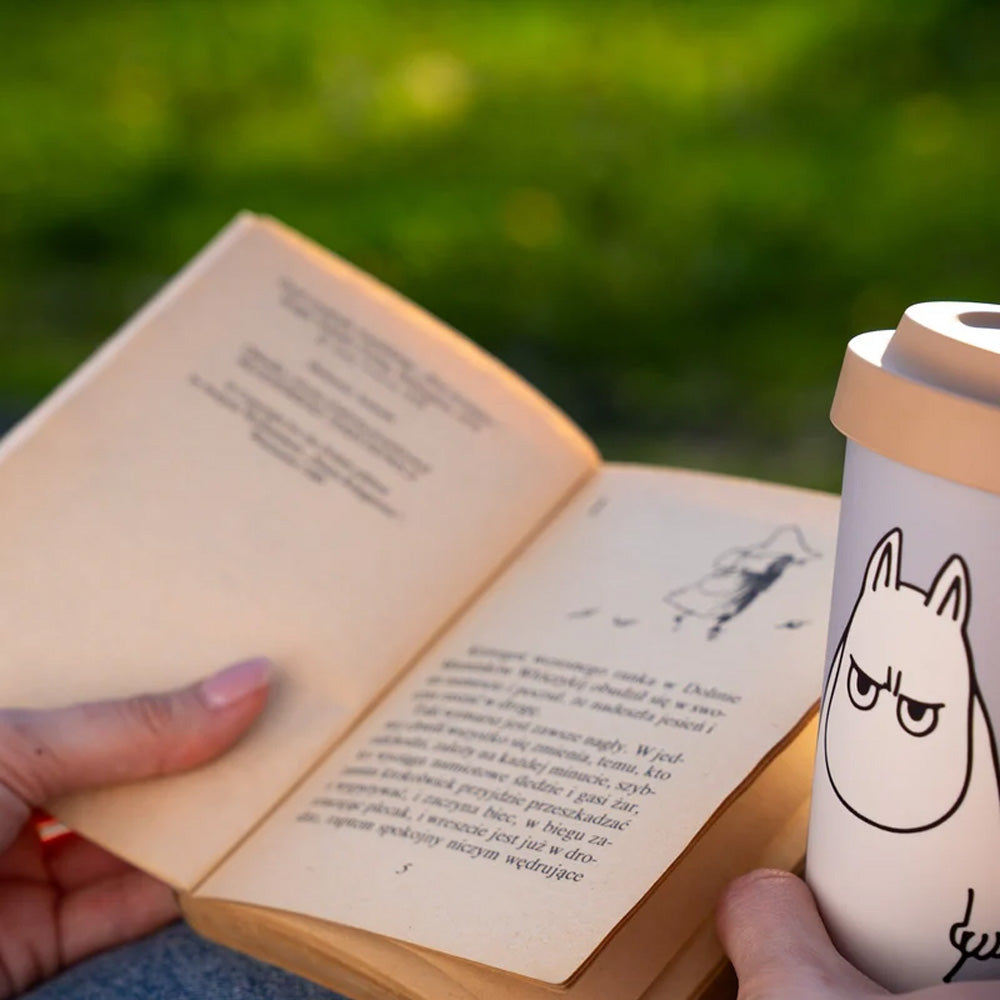 Take Away Mug Angry Moomintroll  Grey