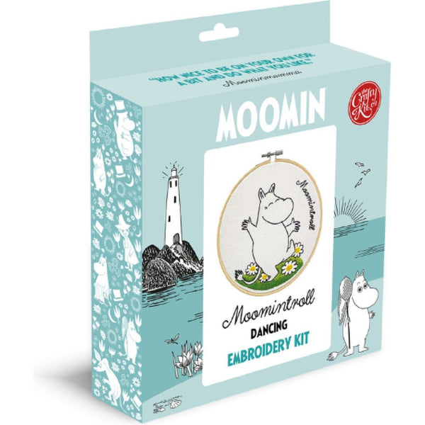 Moomintroll Pattern Embroidery Kit Moomintroll Dancing - The Official Moomin Shop - United ...