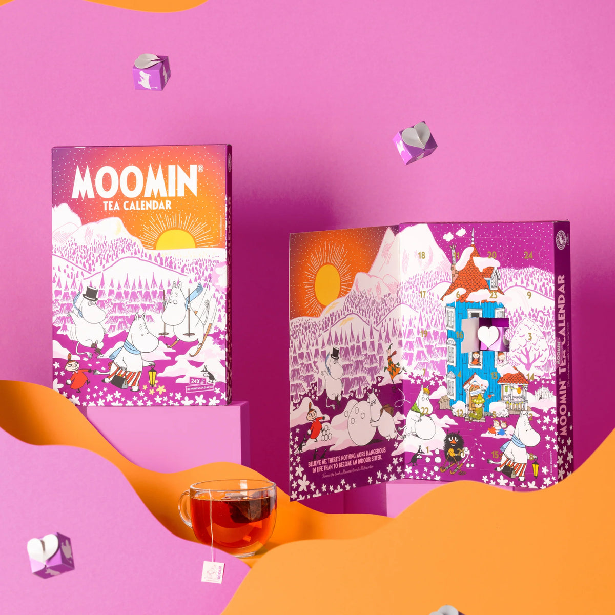 Moomin Tea Calendar Lilac 2026