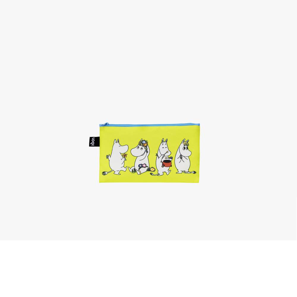 Moomin Together Zip Pocket Bag 3 pcs