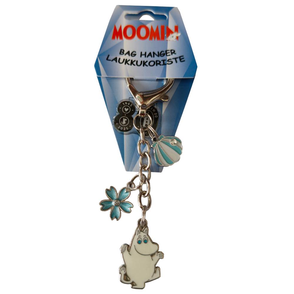 Bag Hanger Moomin 80 Moomintroll Flowers