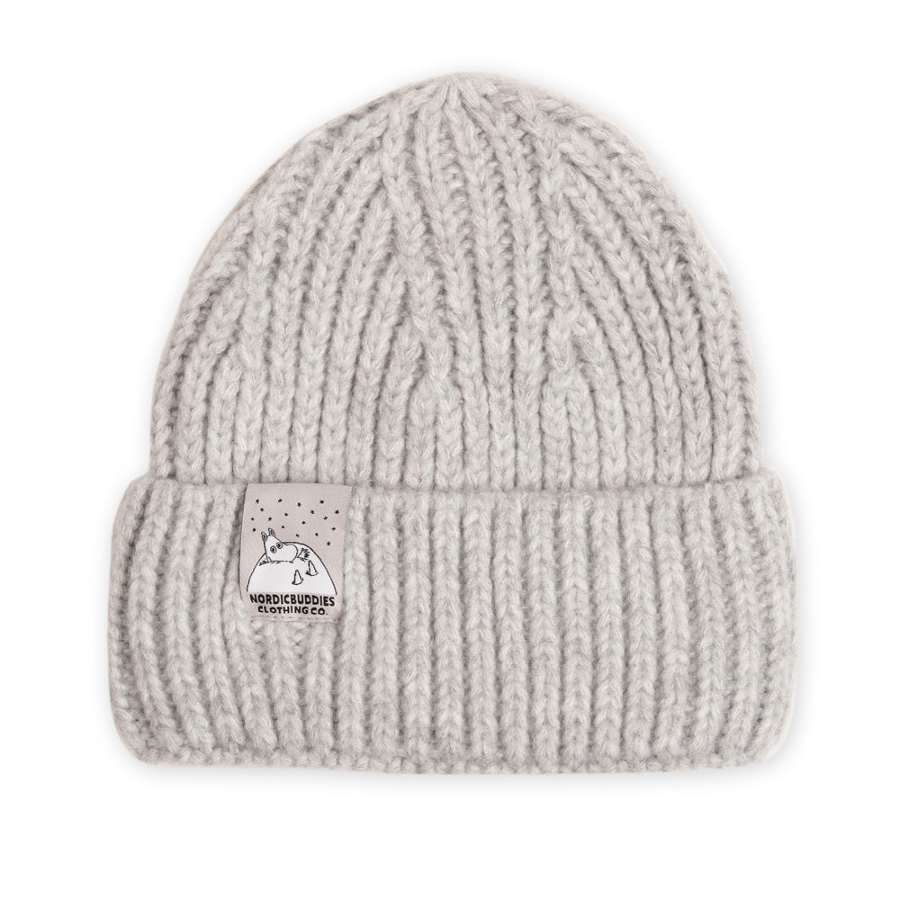 Beanie Adult Moomintroll Grey