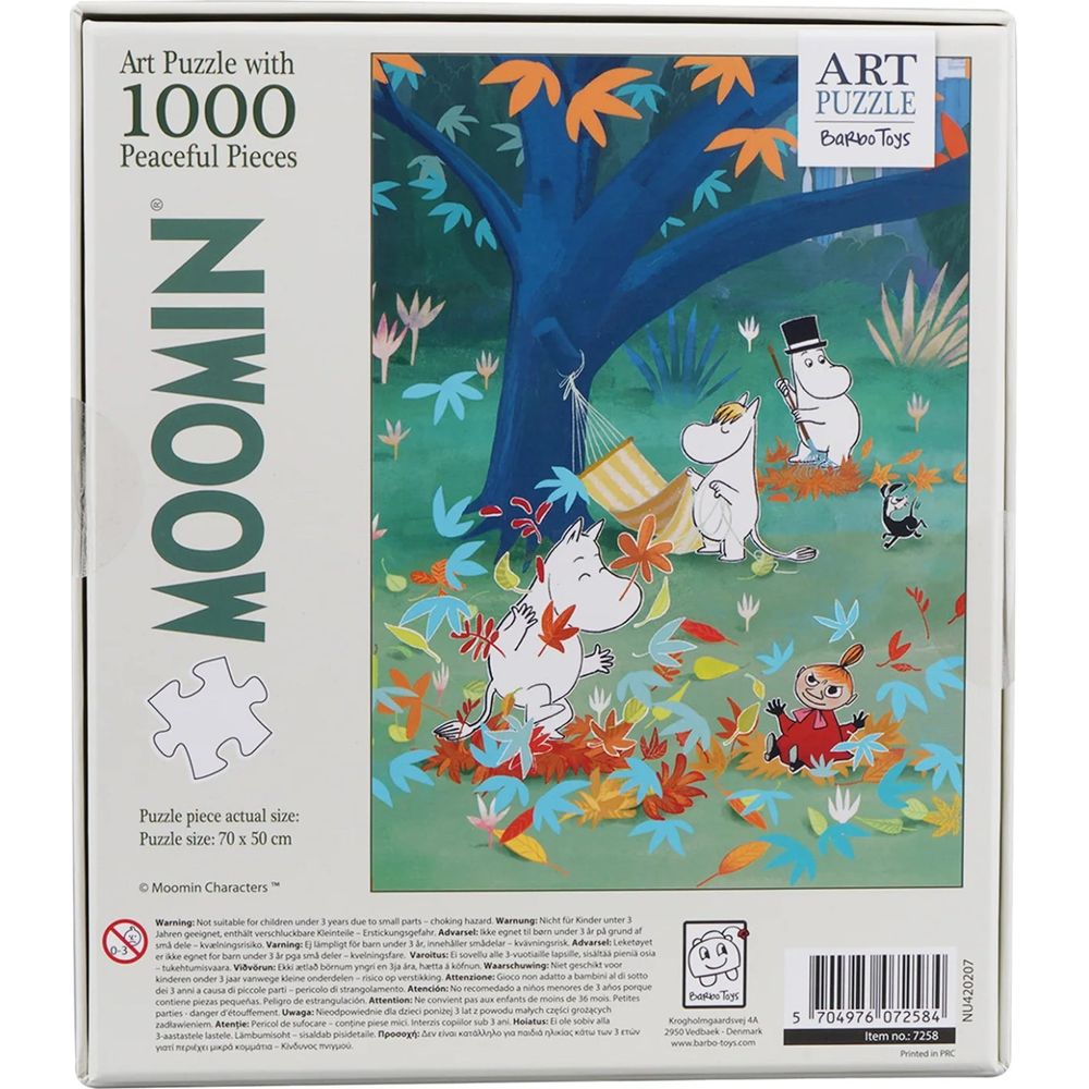 Moomin Art Puzzle 1000 pcs Moomins Play In The Forest