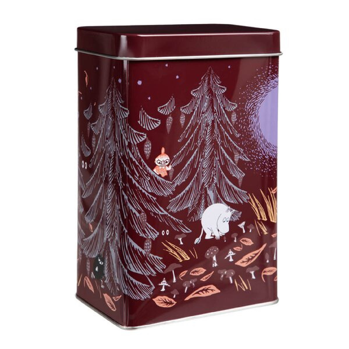 Primeval Forest Coffee Tin Red