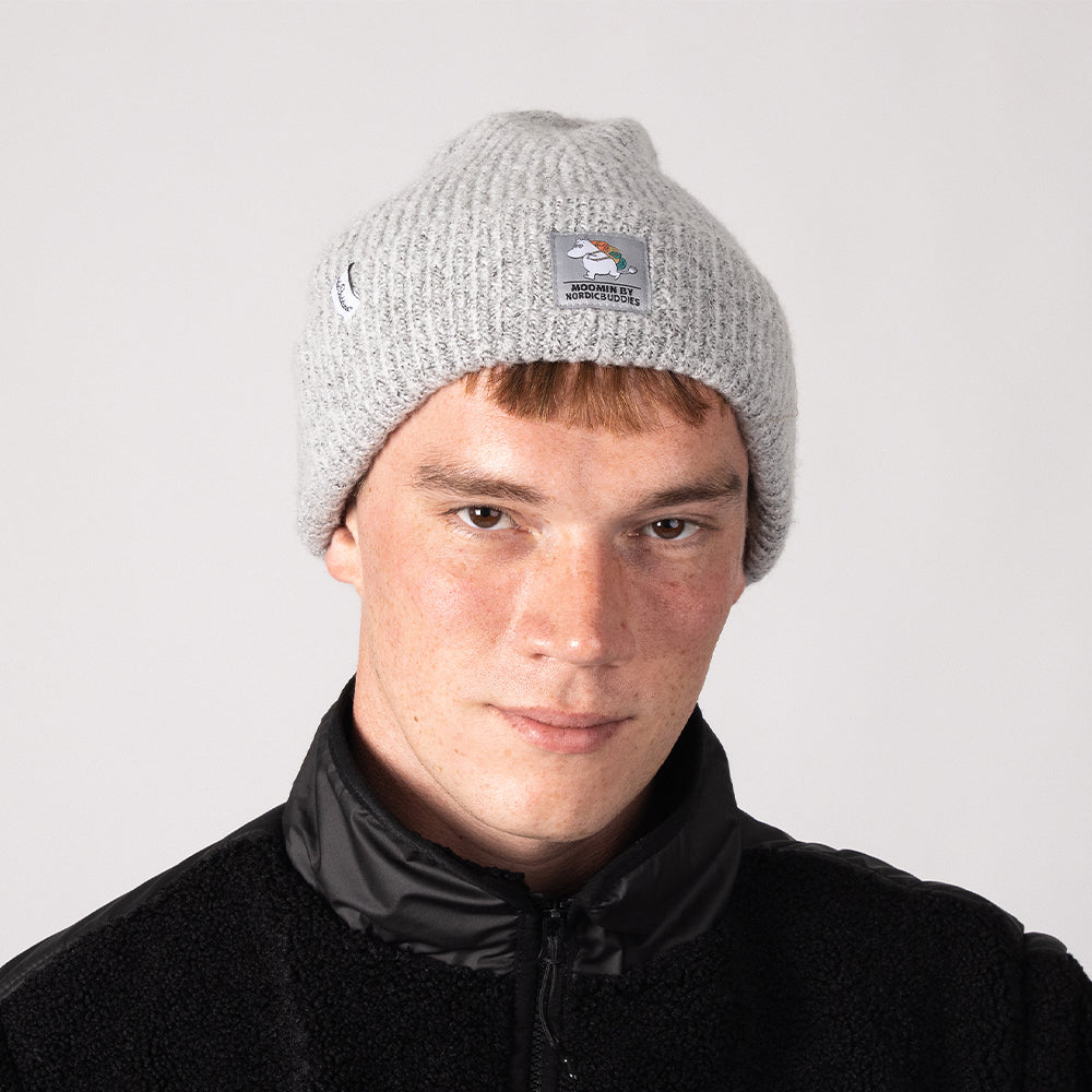 Beanie Adult Moomintroll Camping Grey