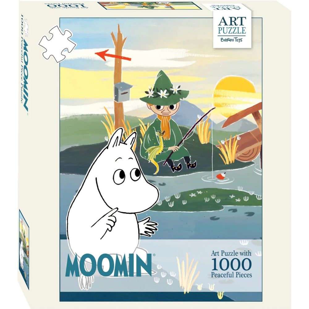 Moomin Art Puzzle 1000 pcs Moomins on bridge