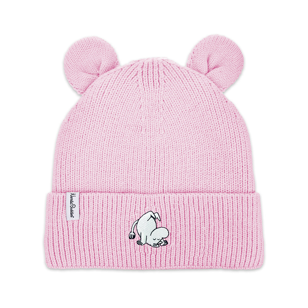 Kids Beanie Moomintroll Pink With Ears