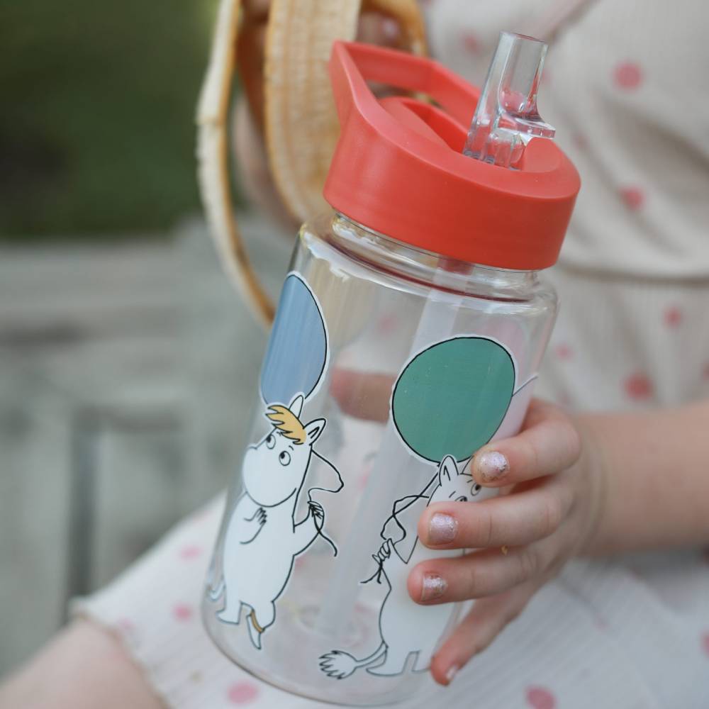 Moomin Water Bottle  Festivities Red