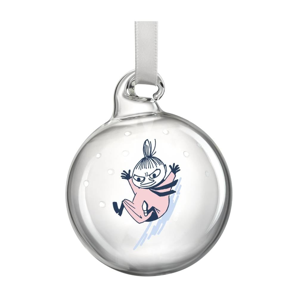 Moomin Let it Snow Christmas Bauble 4 pcs Ø 5 cm