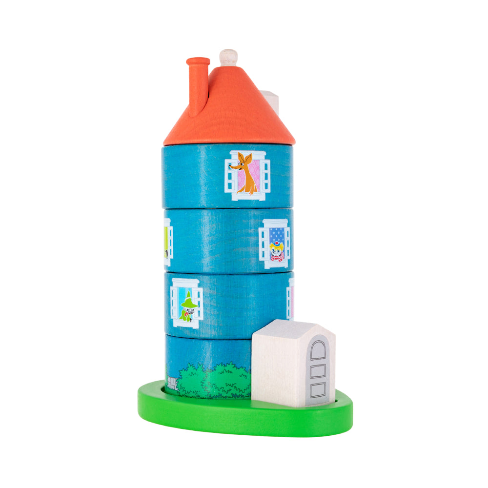 Stackable Wooden Moominhouse Toy