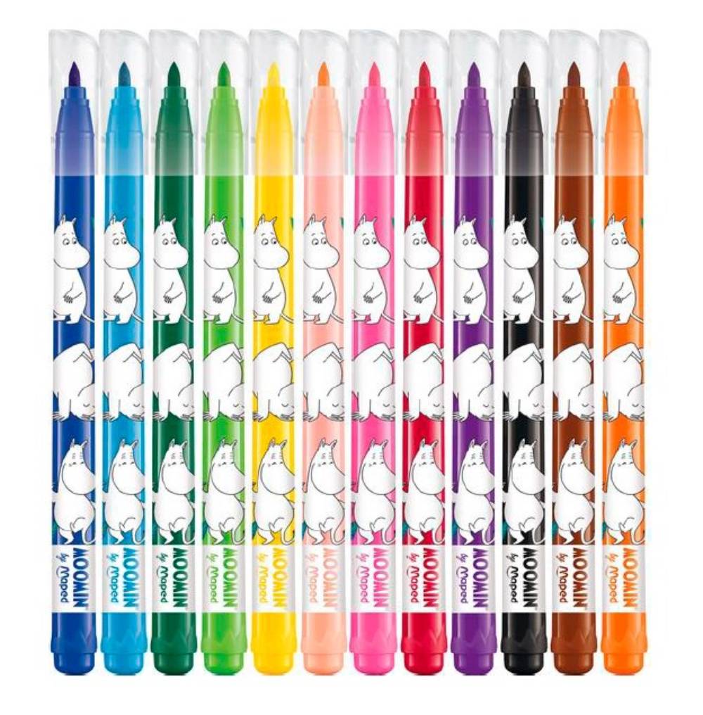 Moomintroll Felt Pens 12 pcs
