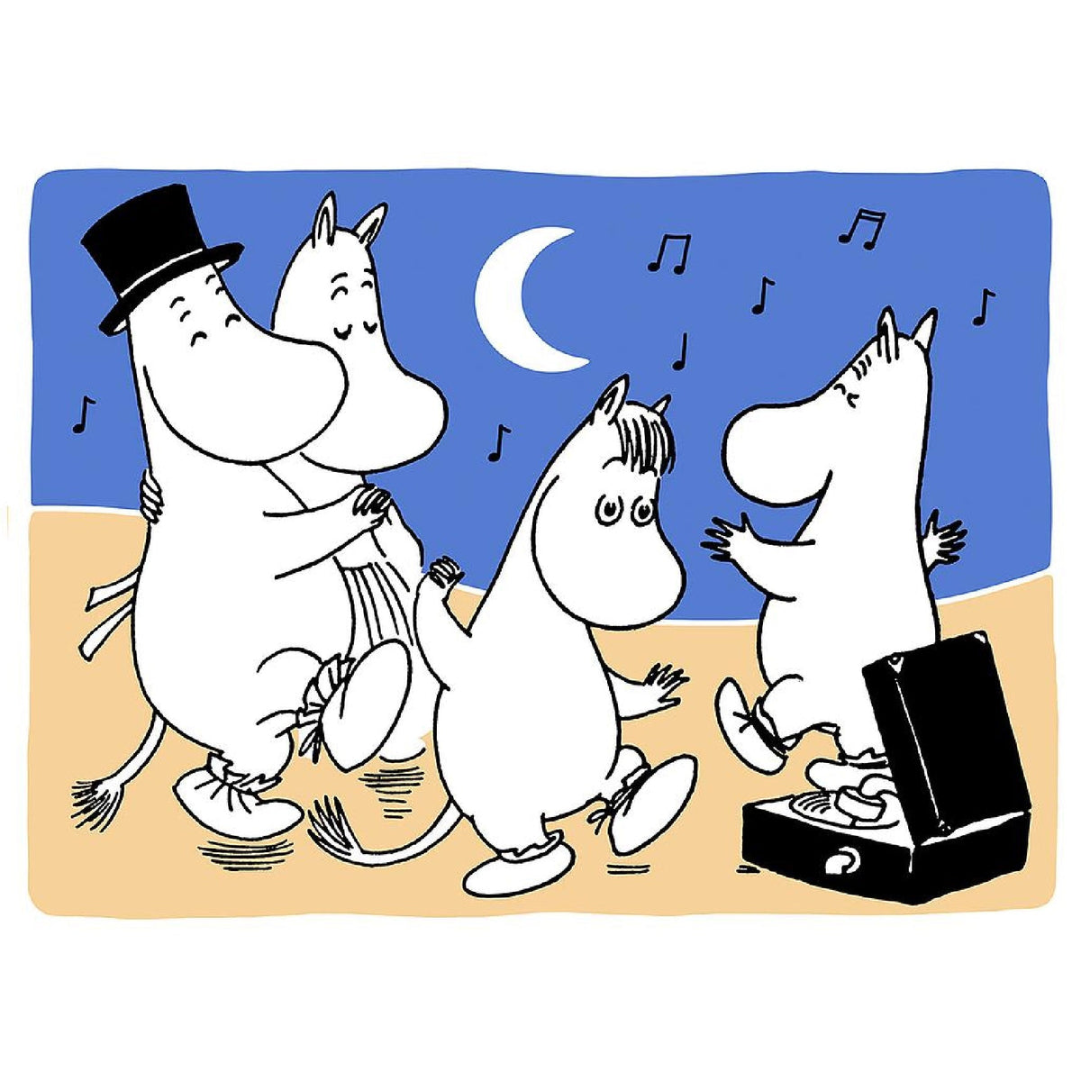 Moomin Greeting Card Party