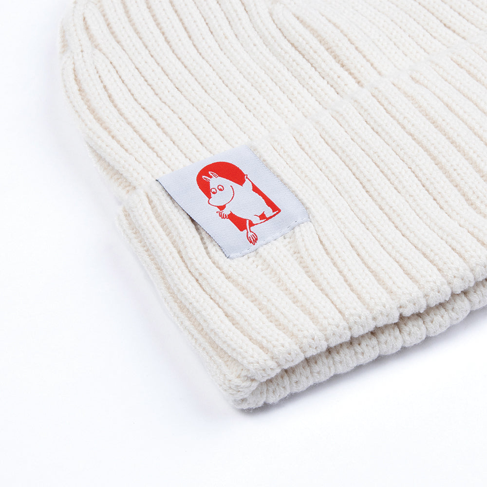 MOOMIN 80 Adult Beanie White - Red Cross