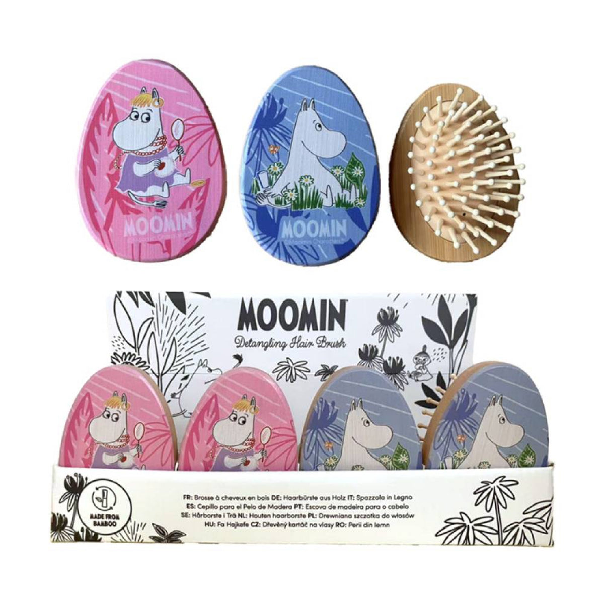 Moomin Tammi Bamboo Hair Brush