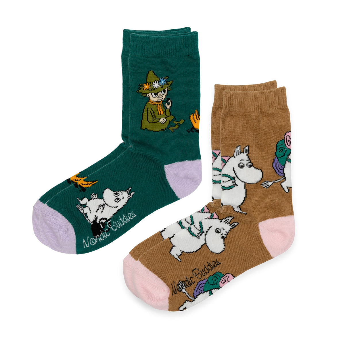 Moomin Adventure Socks 36-42 Gift Box 2 pcs