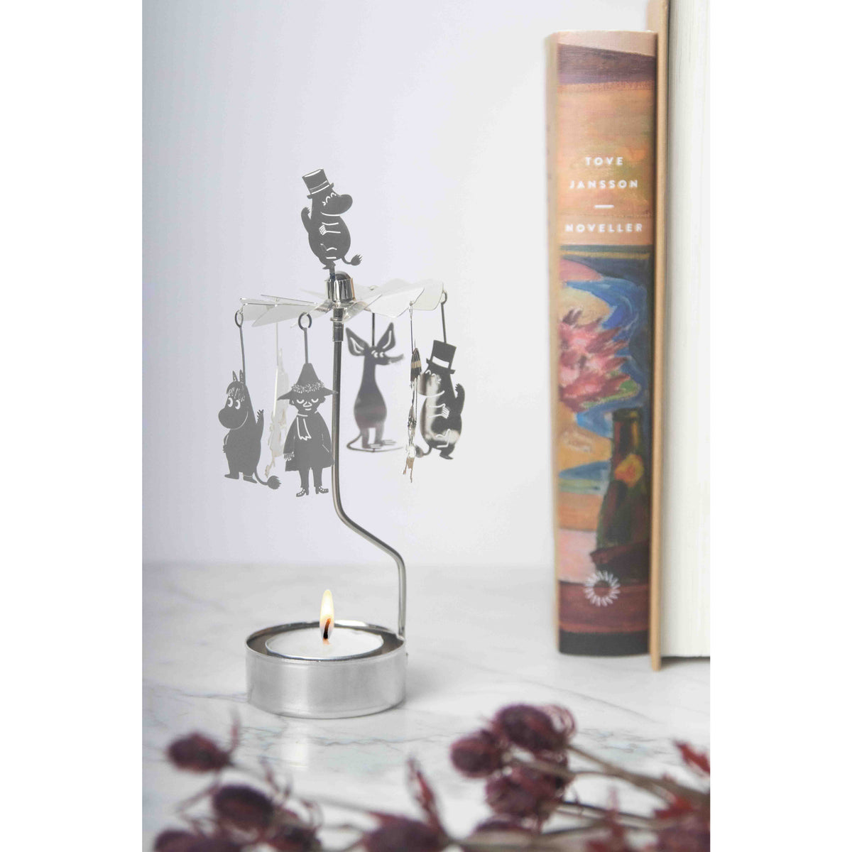 Rotary Candle Holder Moomin Family