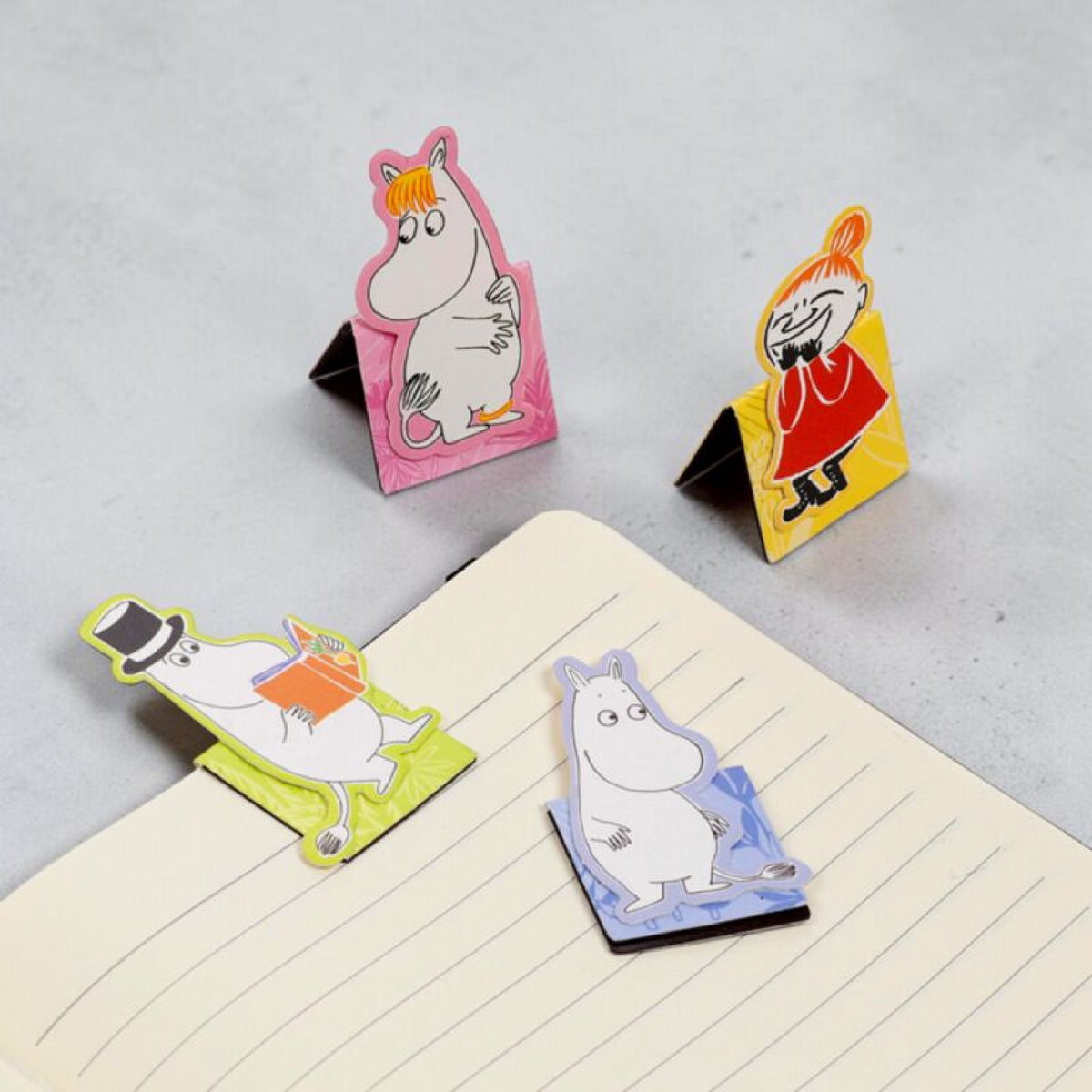 Moomin Tammi Magnetic Bookmark Set 4 pcs