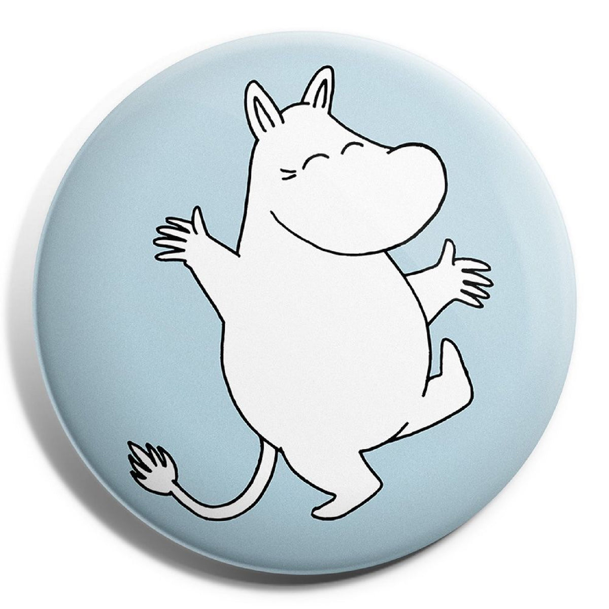 Button Badge Dancing Moomintroll