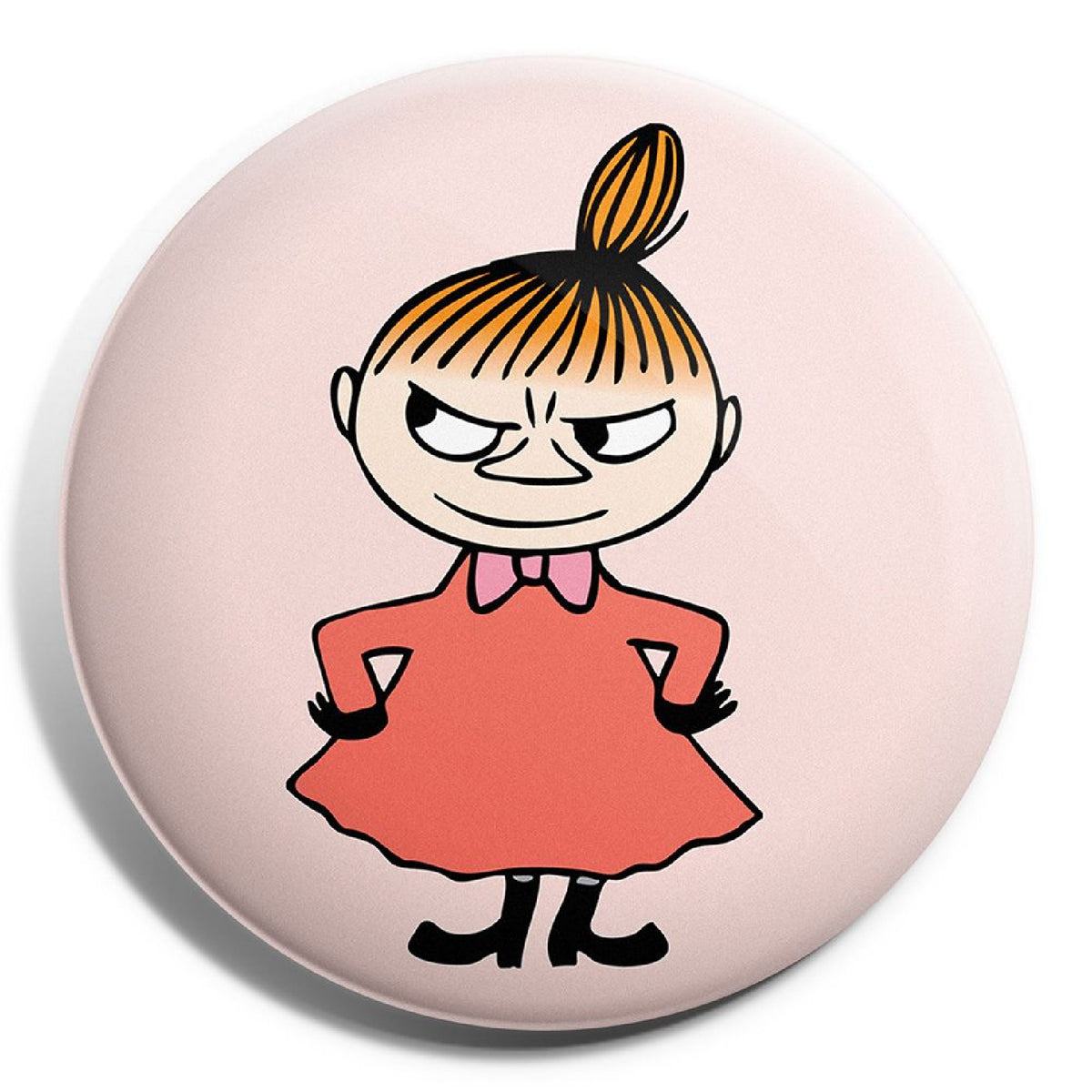 Button Badge Little My Pink