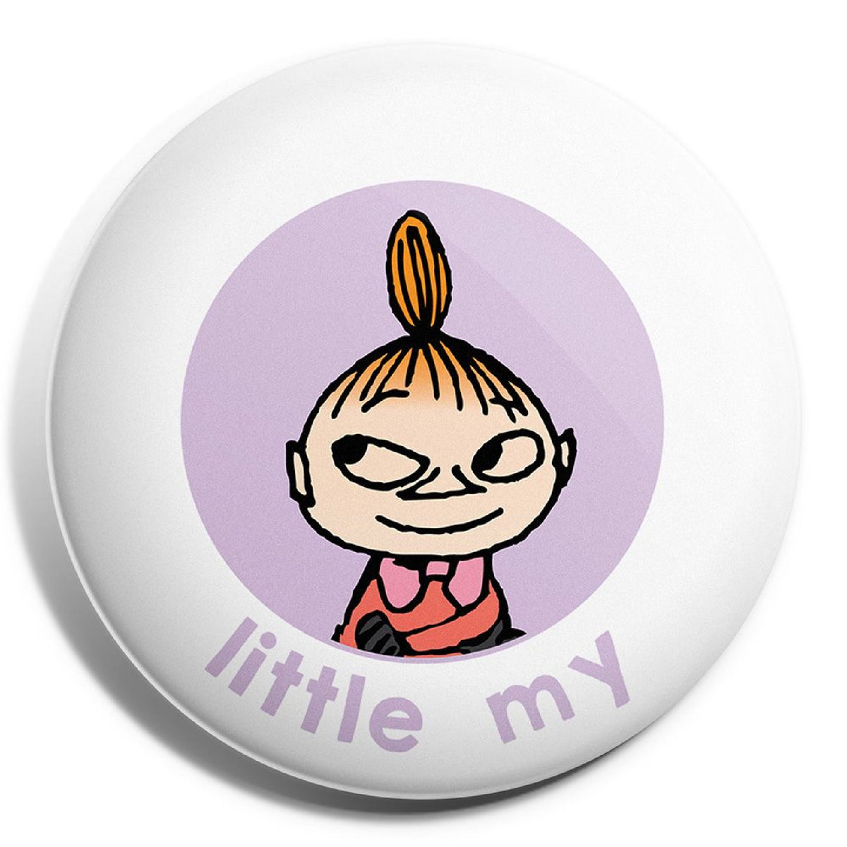 Button Badge Little My Lilac