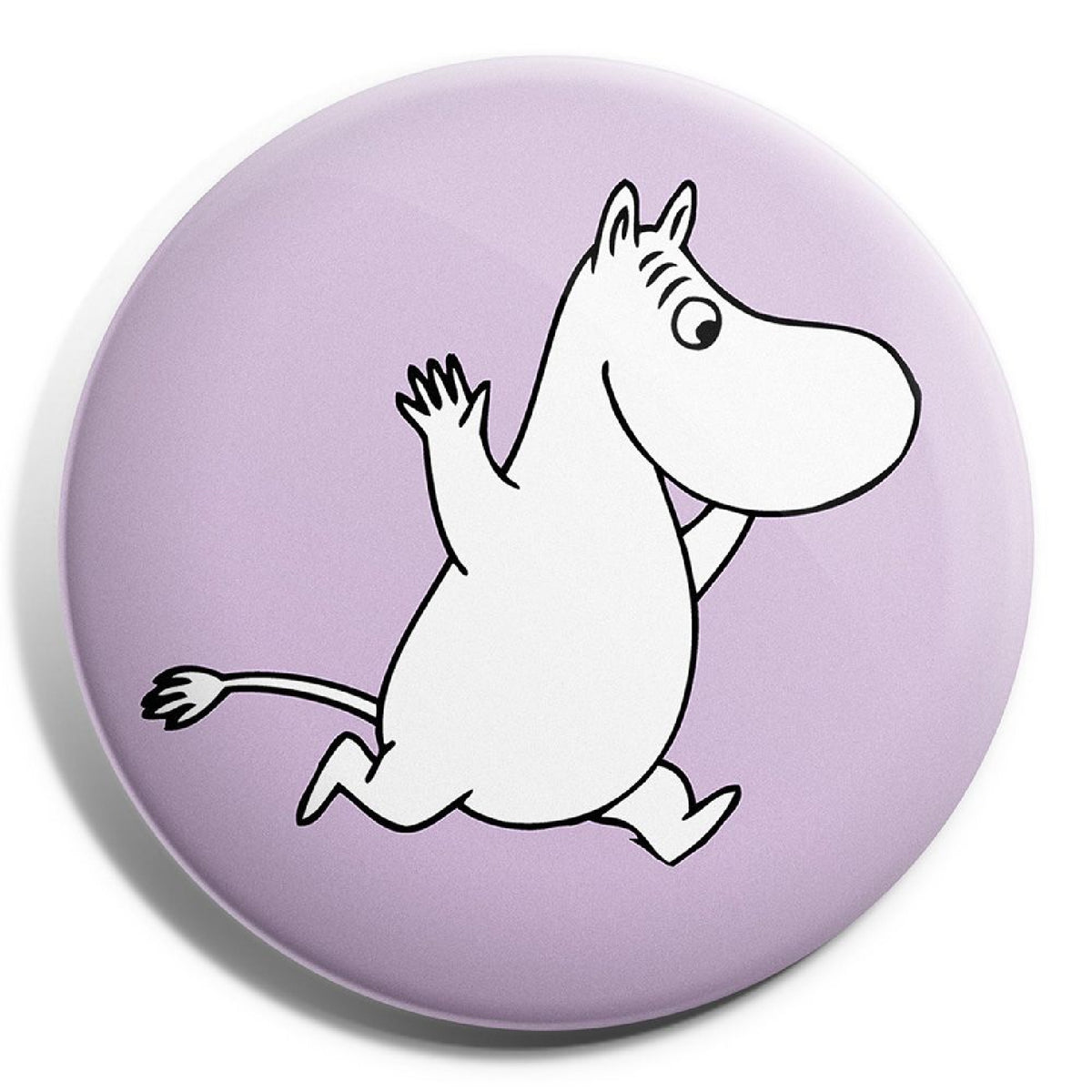 Button Badge Moomintroll Lilac