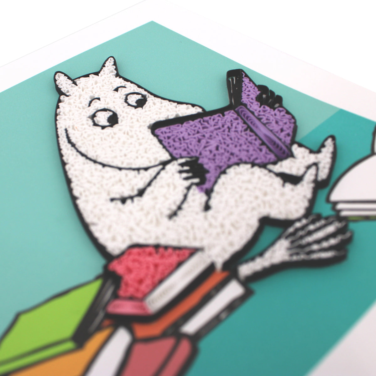 Moomin Quilling Card Reading