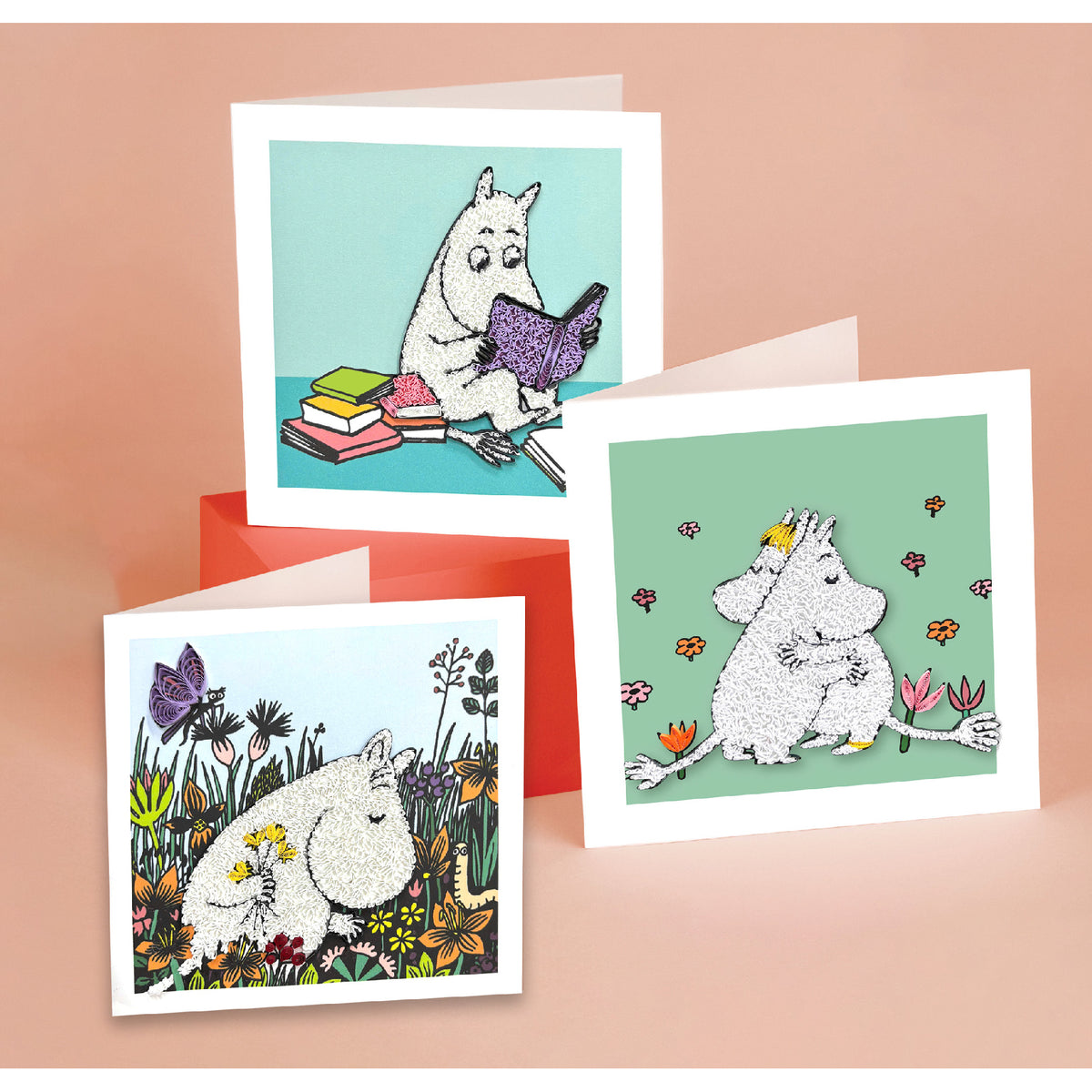 Moomin Quilling Card Hug