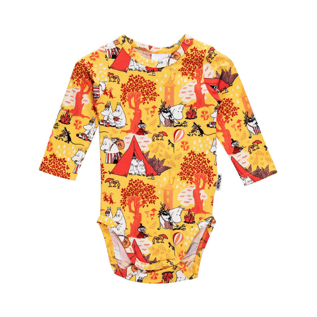 Camping Bodysuit Yellow