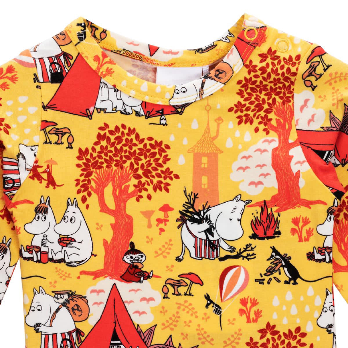 Camping Bodysuit Yellow