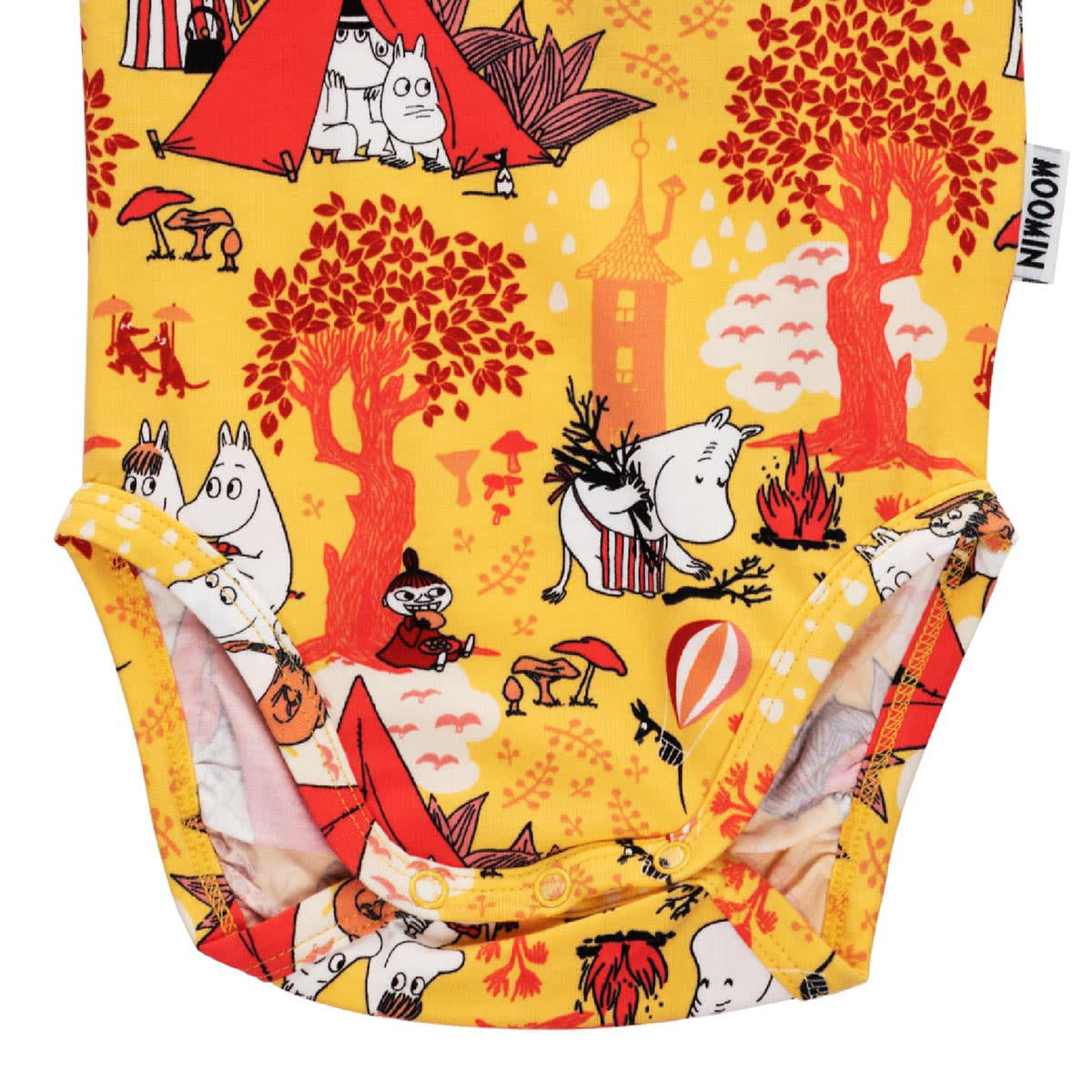 Camping Bodysuit Yellow