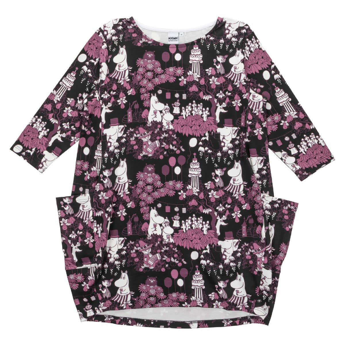 Party Moment Tunic Black/Plum