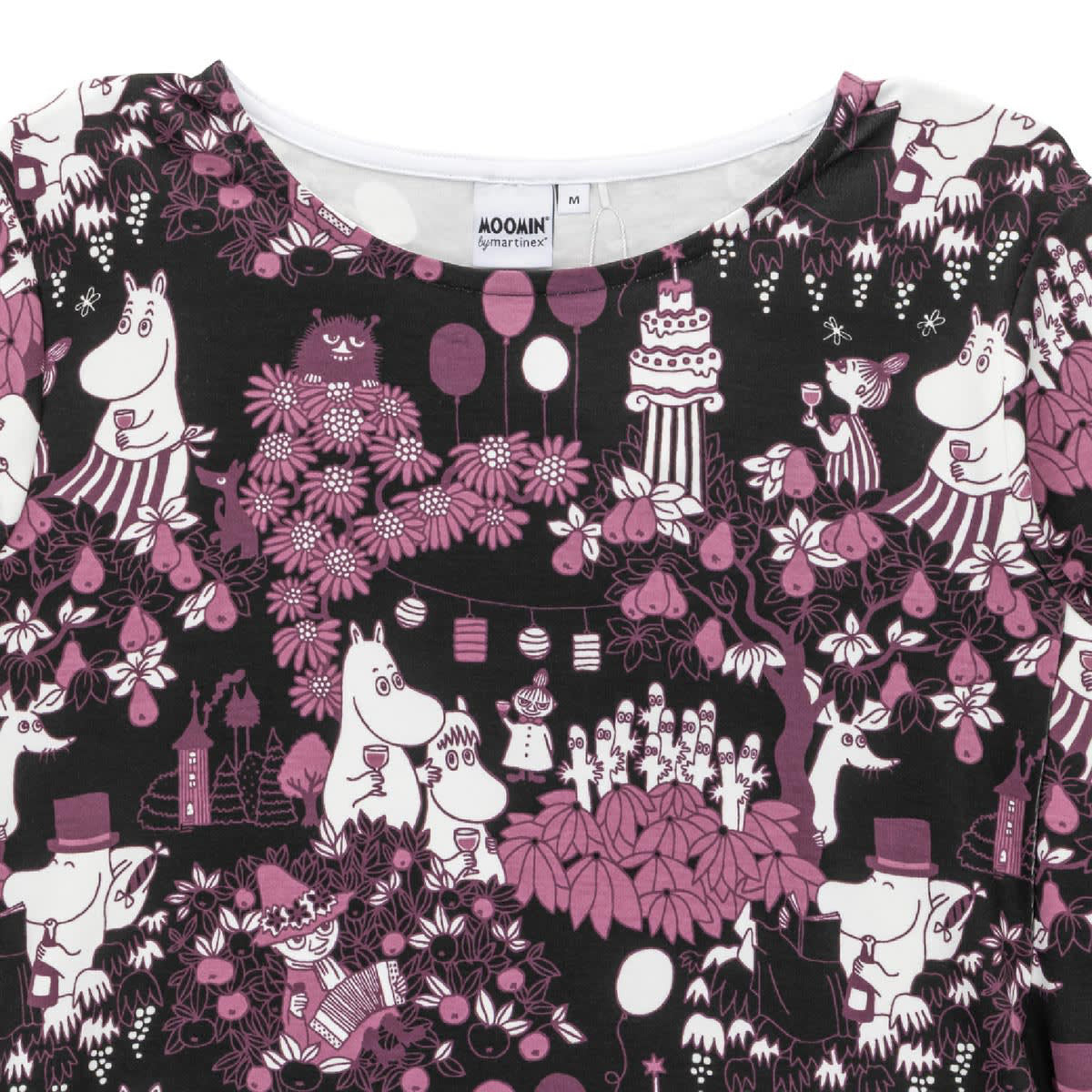 Party Moment Tunic Black/Plum