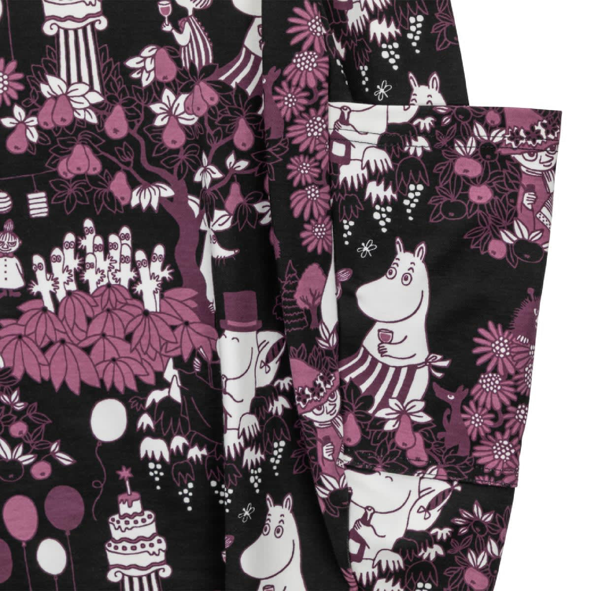 Party Moment Tunic Black/Plum