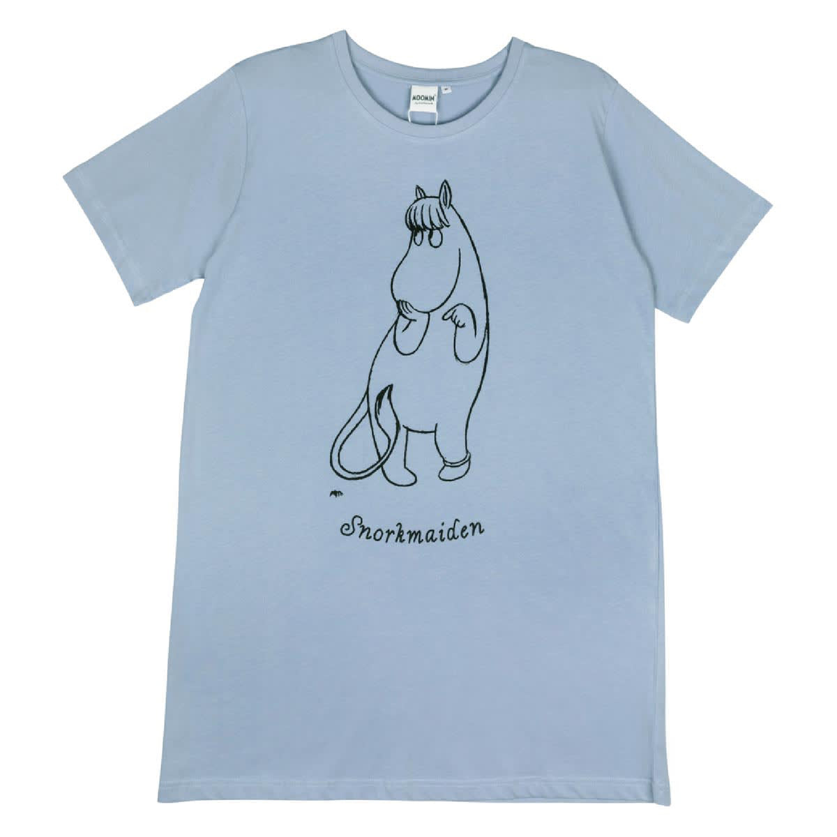 Moomin Adult Nightgown Snorkmaiden Light Blue