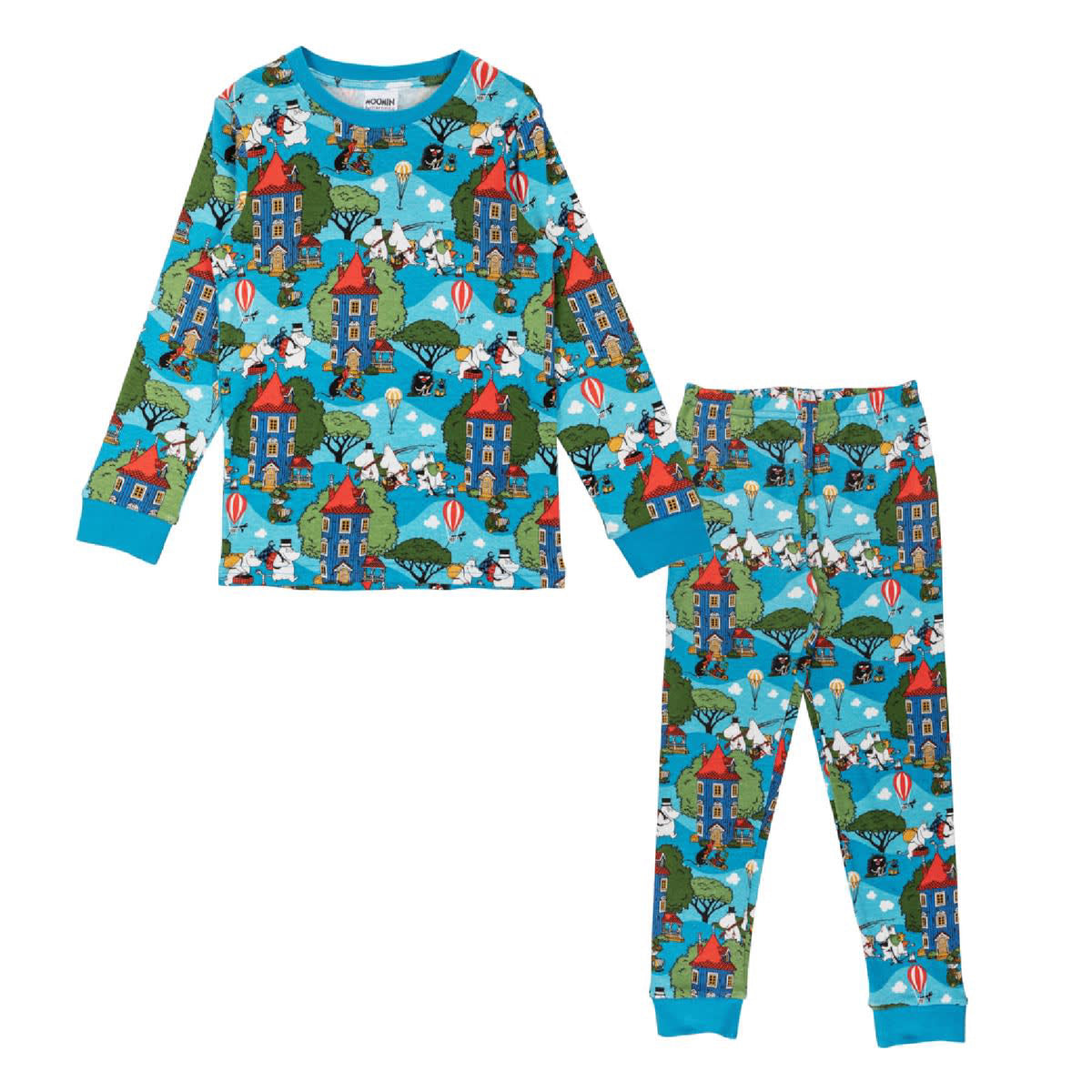 Moomin Home Yard Kids Pyjamas Blue