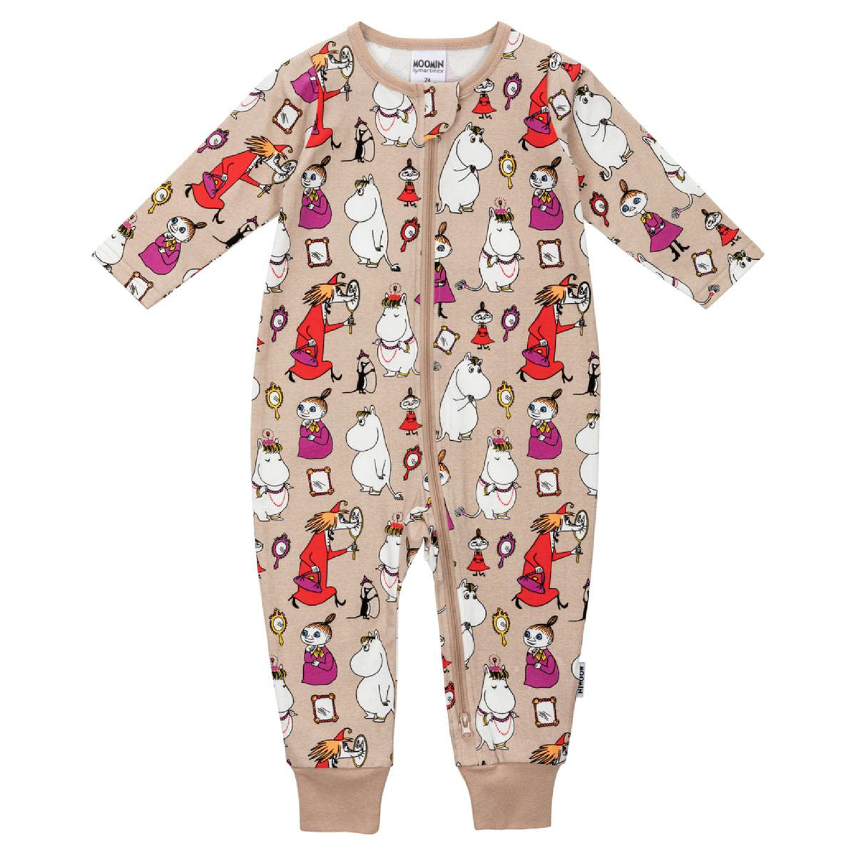 Moomin  Baby Pyjamas Mirrors Beige