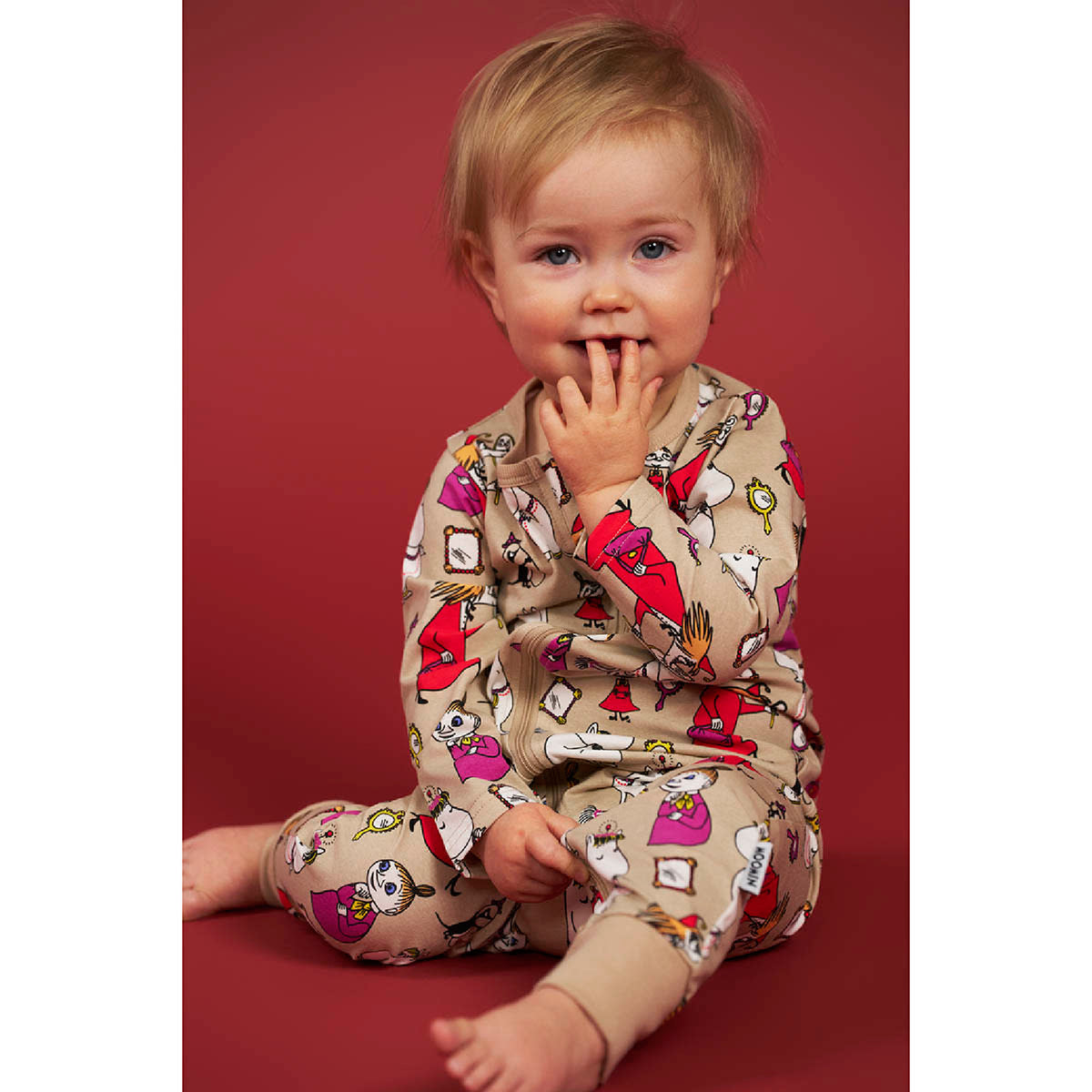 Moomin  Baby Pyjamas Mirrors Beige